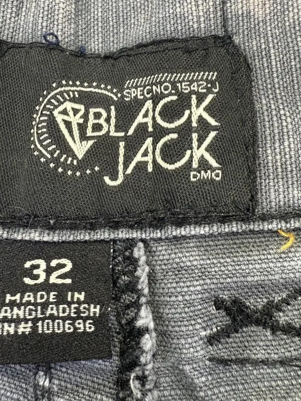 N/A blackjack embroidered